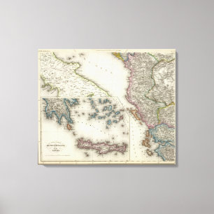 Balkan-Halbinsel, Griechenland Leinwanddruck