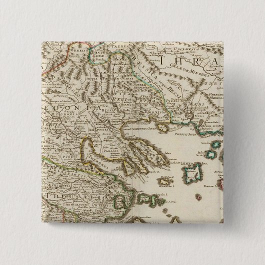 Balkan-Halbinsel, Griechenland, Mazedonien 2 Button (Vorderseite)
