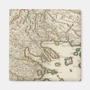 Balkan-Halbinsel, Griechenland, Mazedonien 2 Magnet