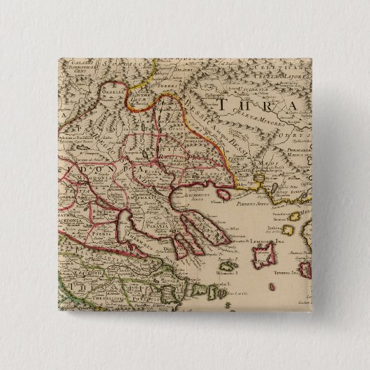 Balkan-Halbinsel, Griechenland, Mazedonien 3 Button (Vorderseite)