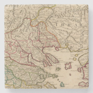 Balkan-Halbinsel, Griechenland, Mazedonien 3 Steinuntersetzer