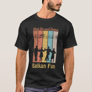Balkan-Party Vintage Retro-Design T-Shirt
