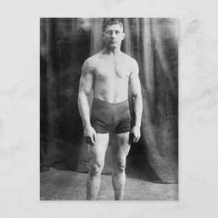Balkan-Ringer Yussif Hussane, 1915 Postkarte