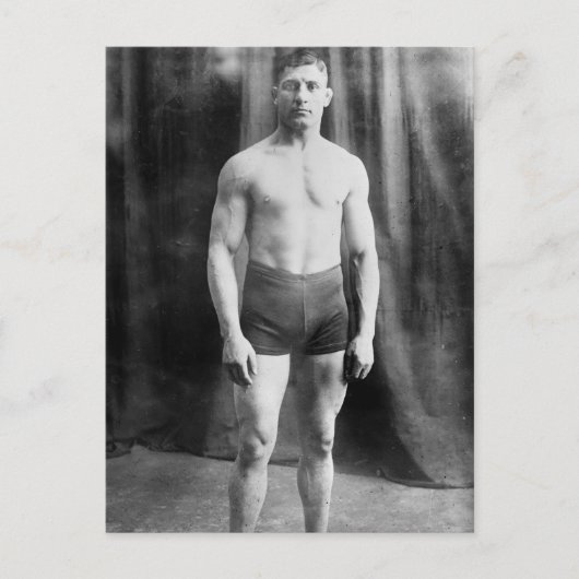 Balkan-Ringer Yussif Hussane, 1915 Postkarte (Vorderseite)
