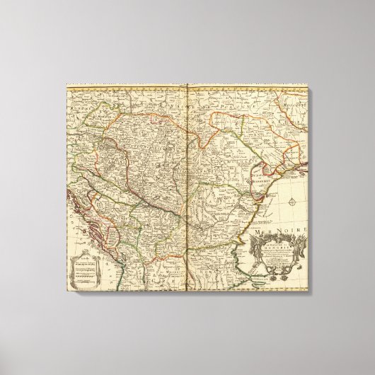 Balkanhalbinsel 2 leinwanddruck (Vorderseite)