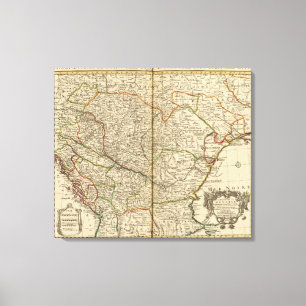 Balkanhalbinsel 2 leinwanddruck