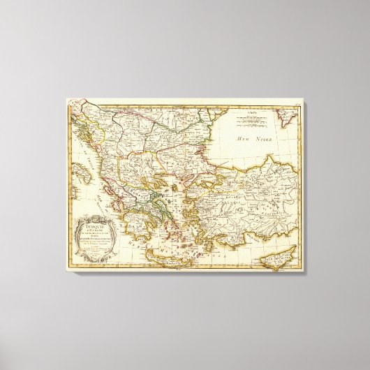 Balkanhalbinsel 3 leinwanddruck (Vorderseite)