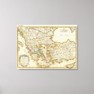 Balkanhalbinsel 3 leinwanddruck