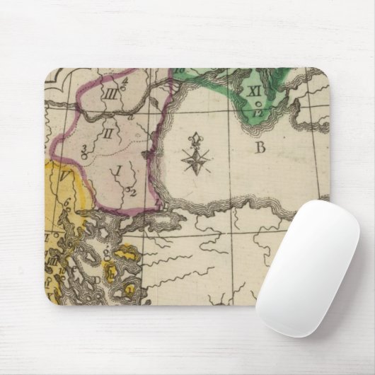 Balkanhalbinsel 3 mousepad (Mit Mouse)
