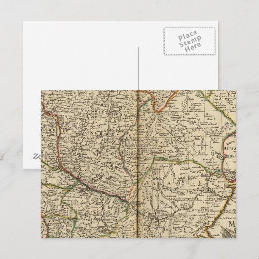 Balkanhalbinsel 3 postkarte (Vorne/Hinten)