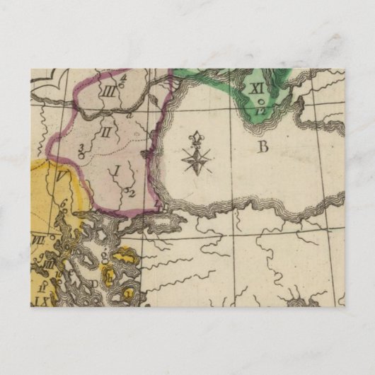 Balkanhalbinsel 3 postkarte (Vorderseite)