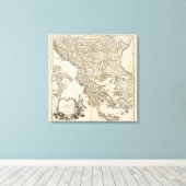 Balkanhalbinsel 4 leinwanddruck (Insitu (Holzboden))