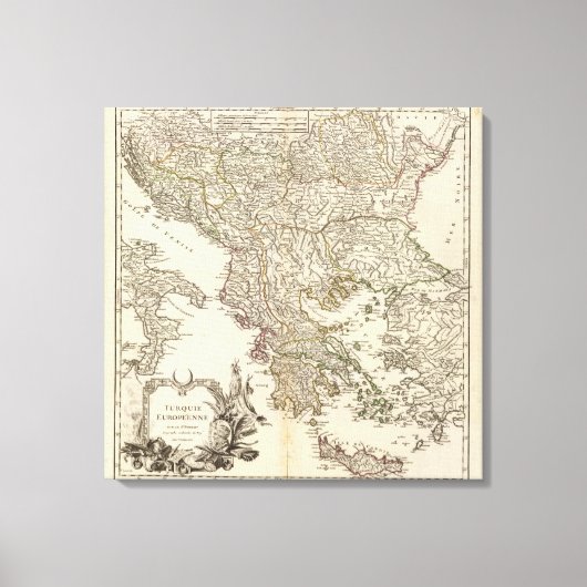 Balkanhalbinsel 4 leinwanddruck (Vorderseite)