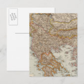Balkanhalbinsel 4 postkarte (Vorne/Hinten)