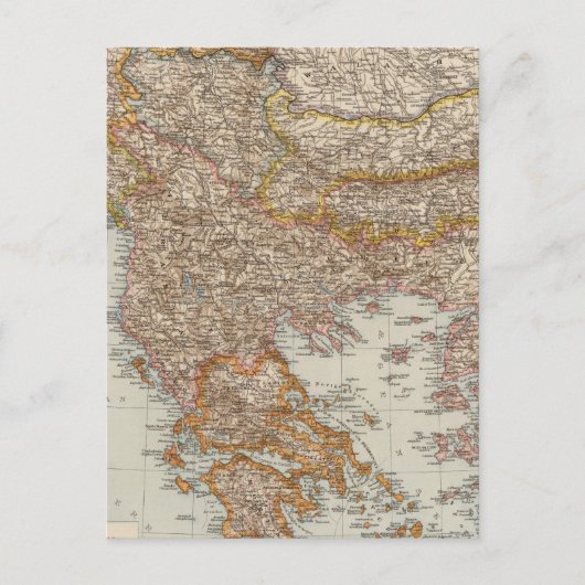 Balkanhalbinsel 4 postkarte (Vorderseite)