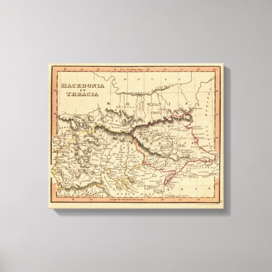 Balkanhalbinsel 5 leinwanddruck (Vorderseite)