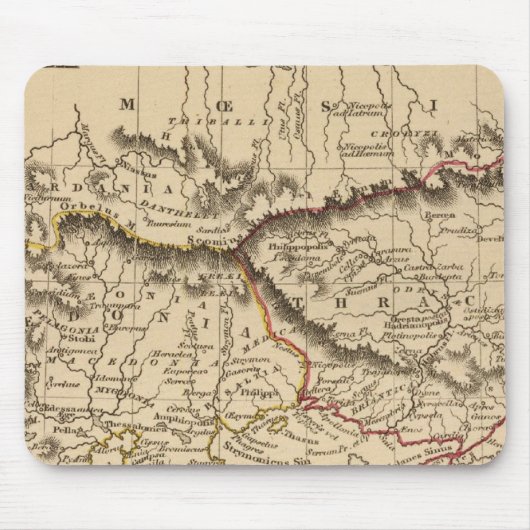 Balkanhalbinsel 5 mousepad (Vorne)