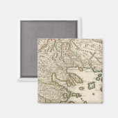 Balkanhalbinsel, Griechenland, Mazedonien 2 Magnet (Vorderseite/Rückseite)