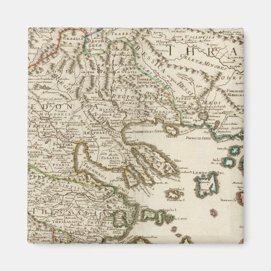 Balkanhalbinsel, Griechenland, Mazedonien 2 Magnet (Vorne)