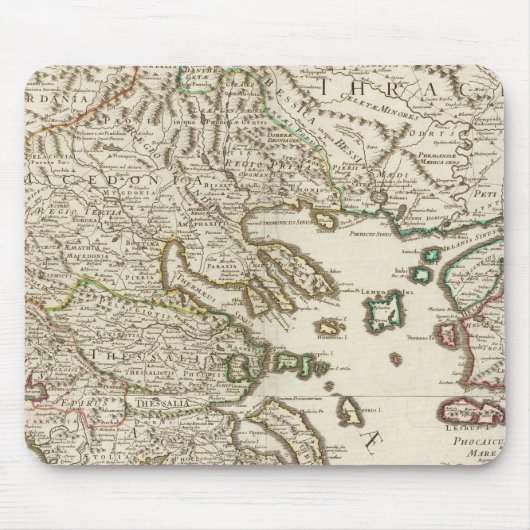 Balkanhalbinsel, Griechenland, Mazedonien Mousepad (Vorne)