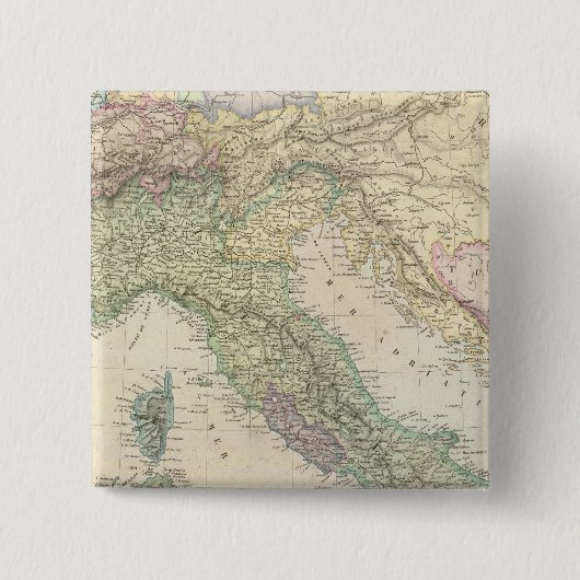 Balkanhalbinsel, Italien, Slowenien Button (Vorderseite)