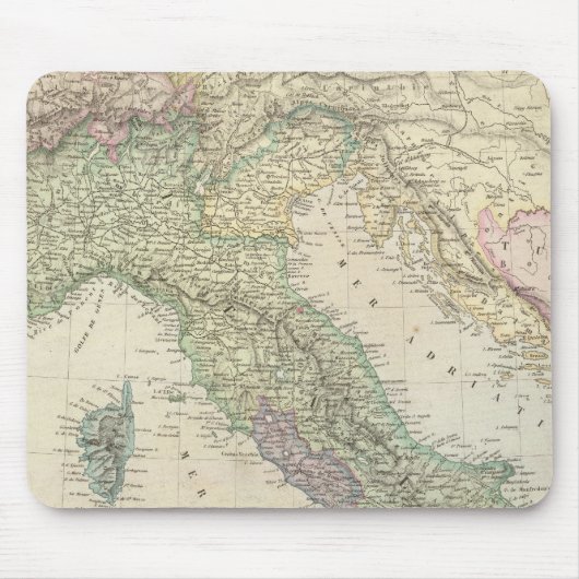 Balkanhalbinsel, Italien, Slowenien Mousepad (Vorne)