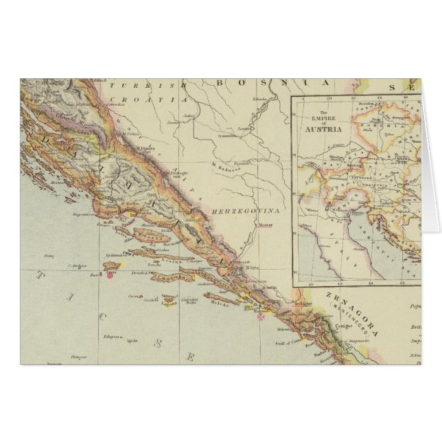 Balkanhalbinsel, Kroatien, Slowenien (Vorderseite (Horizontal))