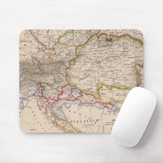 Balkanhalbinsel, Österreich, Ungarn Mousepad (Mit Mouse)