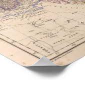 Balkanhalbinsel, Österreich, Ungarn Poster (Ecke)