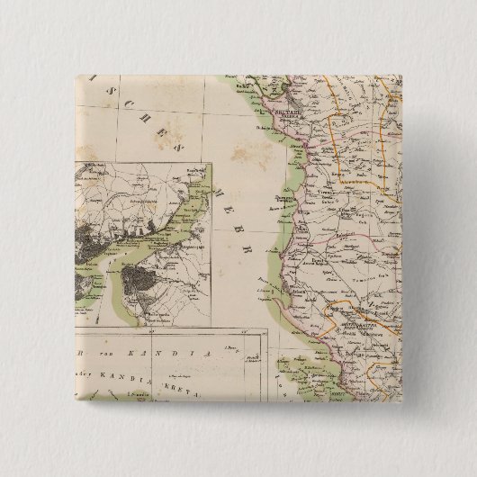 Balkanhalbinsel, Türkei, Albanien Button (Vorderseite)