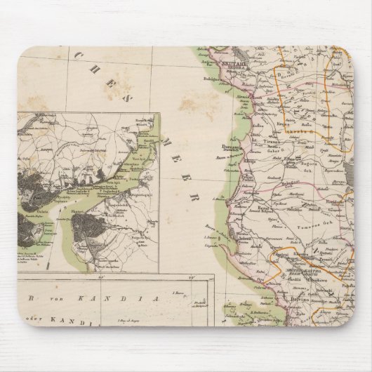 Balkanhalbinsel, Türkei, Albanien Mousepad (Vorne)