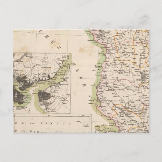 Balkanhalbinsel, Türkei, Albanien Postkarte (Vorderseite)