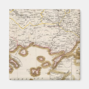 Balkanhalbinsel, Türkei, Bulgarien Magnet