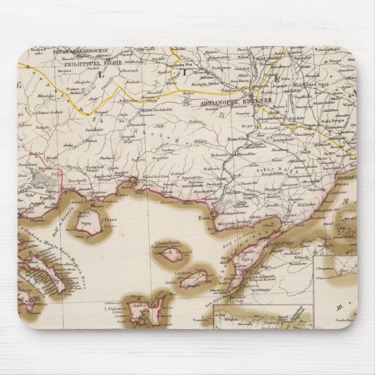 Balkanhalbinsel, Türkei, Bulgarien Mousepad (Vorne)