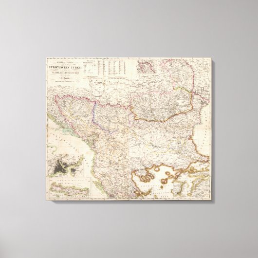 Balkanhalbinsel, Türkei Leinwanddruck (Vorderseite)