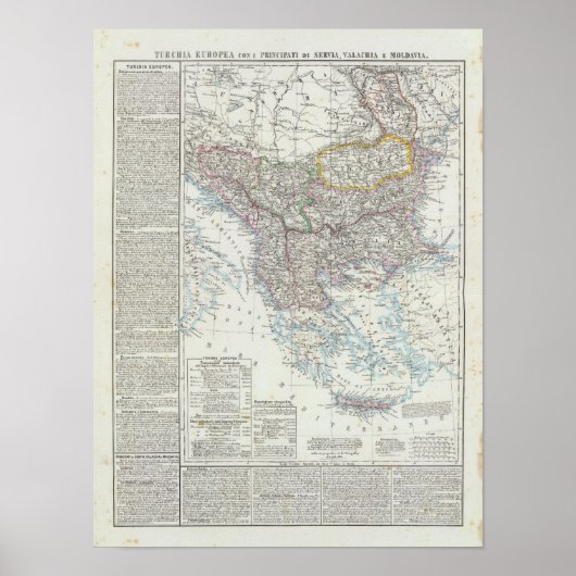 Balkanhalbinsel, Türkei, Serbien, Europa Poster (Vorne)