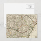 Balkanhalbinsel, Ungarn, Rumänien Postkarte (Vorne/Hinten)