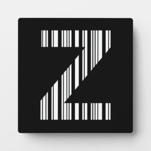BALKENCODE BUCHSTABE Z Erstes Anfangs-Balkenkodemu Fotoplatte