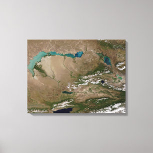 Balkhash-See in Ostkasachstan Leinwanddruck