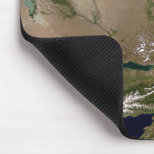 Balkhash-See in Ostkasachstan Mousepad (Ecke)