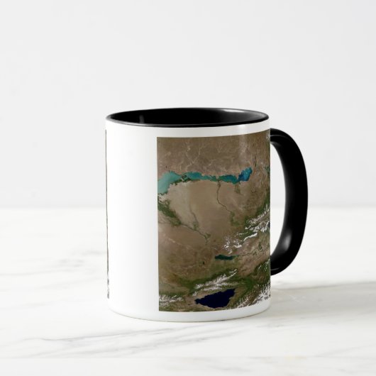 Balkhash-See in Ostkasachstan Tasse (VorderseiteRechts)