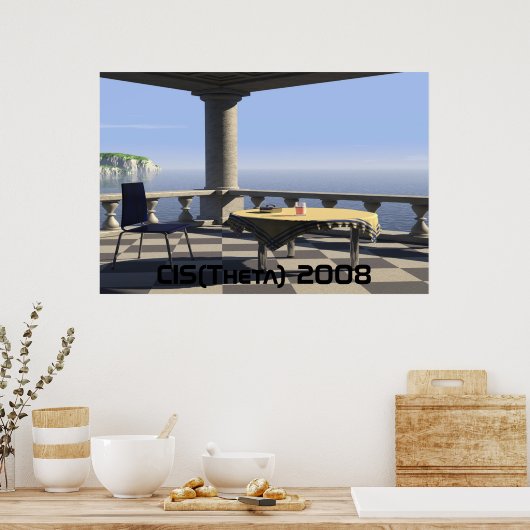 Balkon, GUS (Theta) 2008 Poster (Küche)