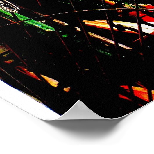 Balkon im französischen Viertel Poster (Ecke)