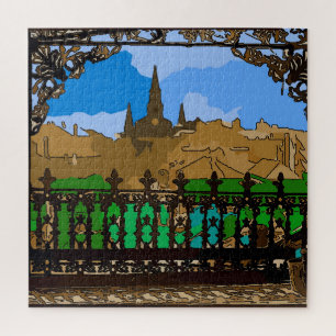 Balkon im französischen Viertel Puzzle