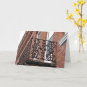 Balkon Karte (Gelbe Blume)