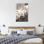 Balkon mit kleinem Restaurant, Italien Leinwanddruck (Insitu (Schlafzimmer))