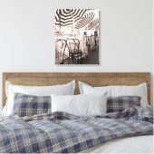 Balkon mit kleinem Restaurant, Italien Leinwanddruck (Insitu (Schlafzimmer))
