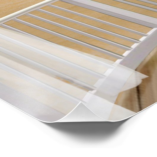 Balkon mit Meerblick Poster (Ecke)