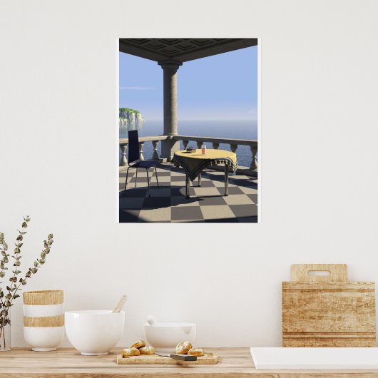 Balkon Poster (Küche)