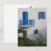 Balkon Postkarte (Vorne/Hinten)